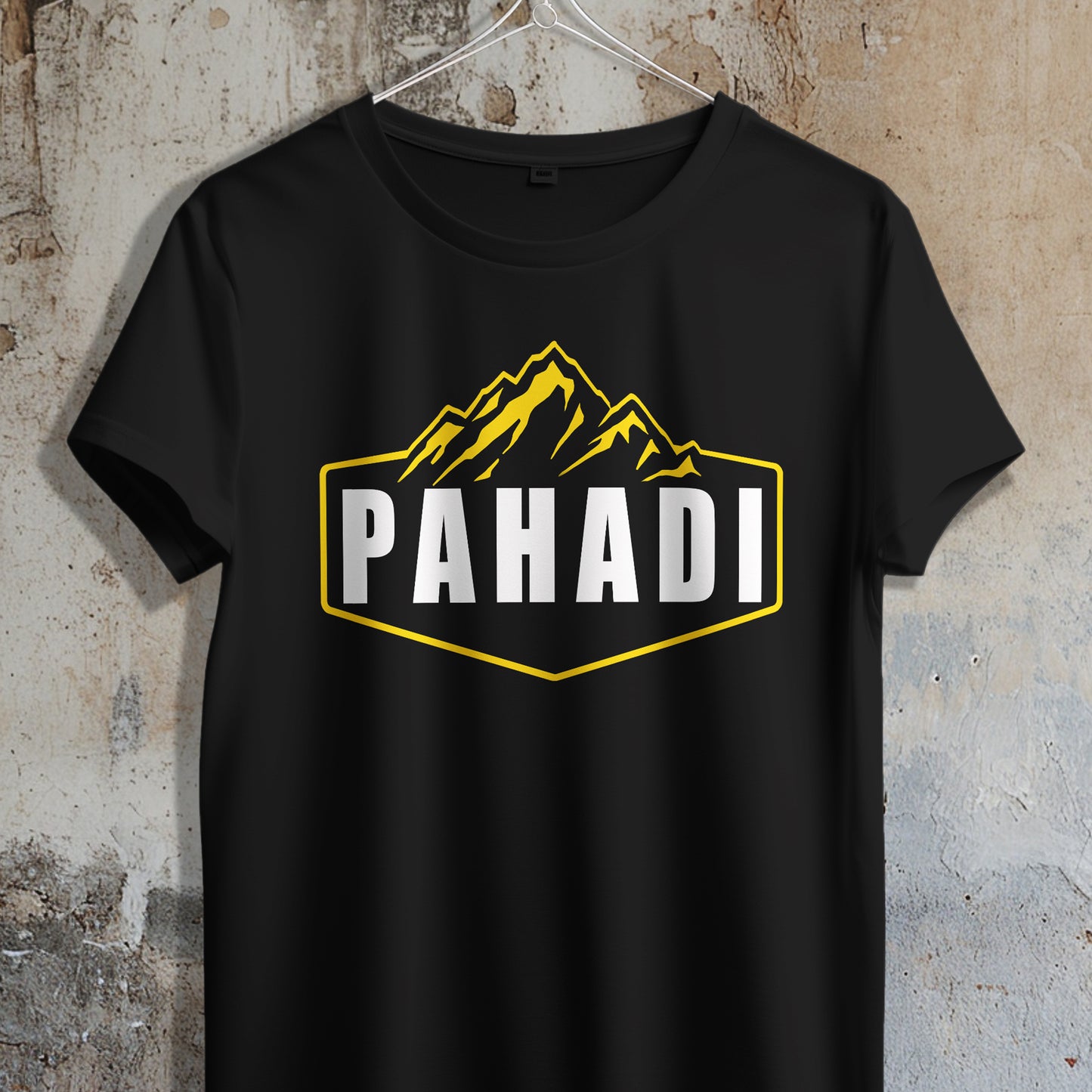 Pahadi- Unisex Round Neck Half Sleeves Round Neck T-shirt