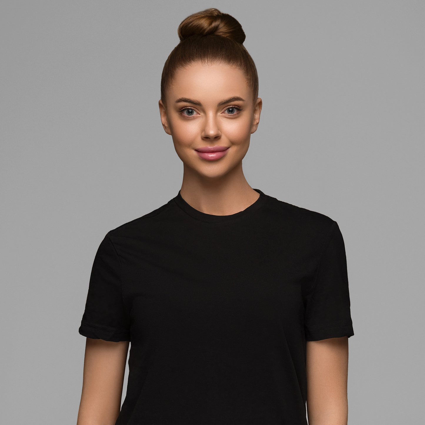 Plain Black- Unisex Round Neck Half Sleeves Classic T-shirt